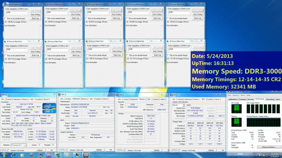 burn in test screen