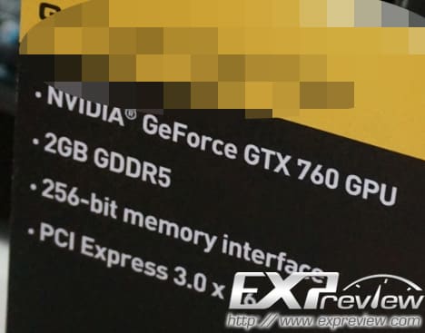 NVIDIA GeForce GTX 760 Spotted At Computex