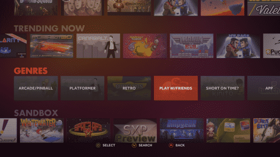 OUYA Menu