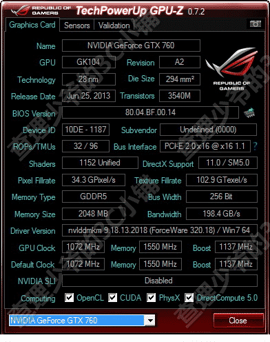 Xenon GeForce GTX 760