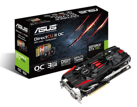 ASUS GeForce GTX 780 DirectCU II OC Graphics Card