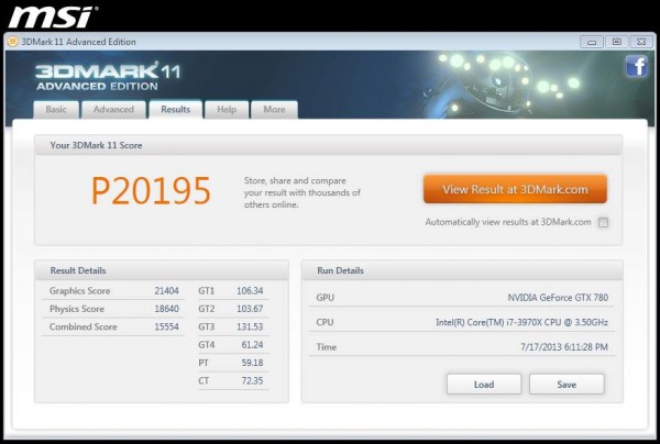 MSI GeForce GTX 780 Lightning Performance