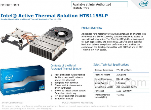 intel cooler