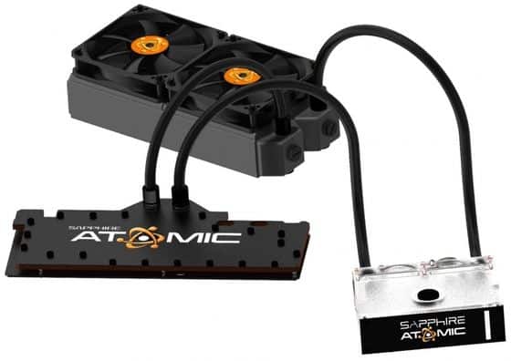 Sapphire HD 7990 Atomic Cooling System