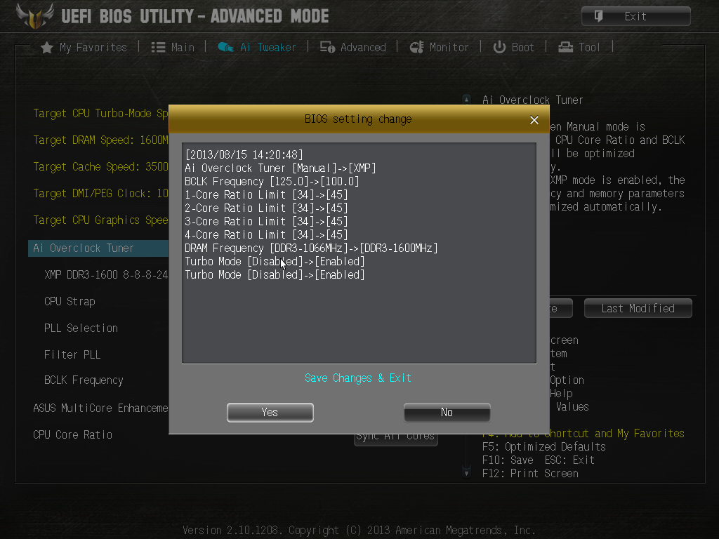 ASUS Z87 Sabertooth BIOS