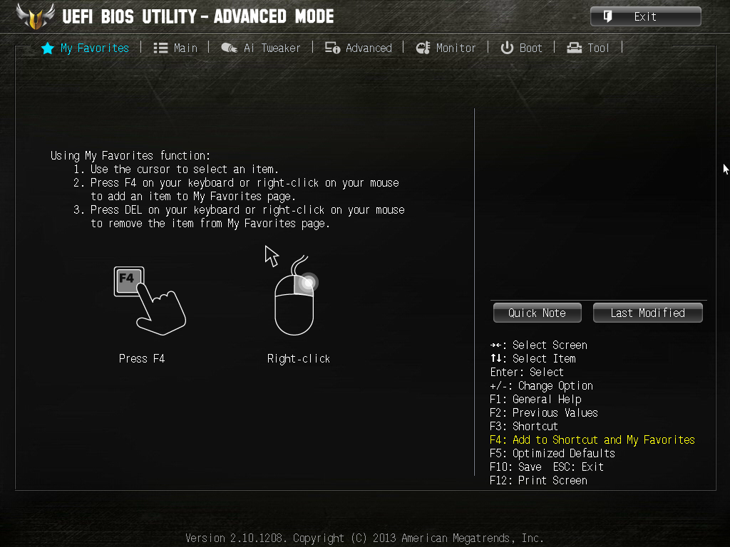 ASUS Z87 Sabertooth BIOS
