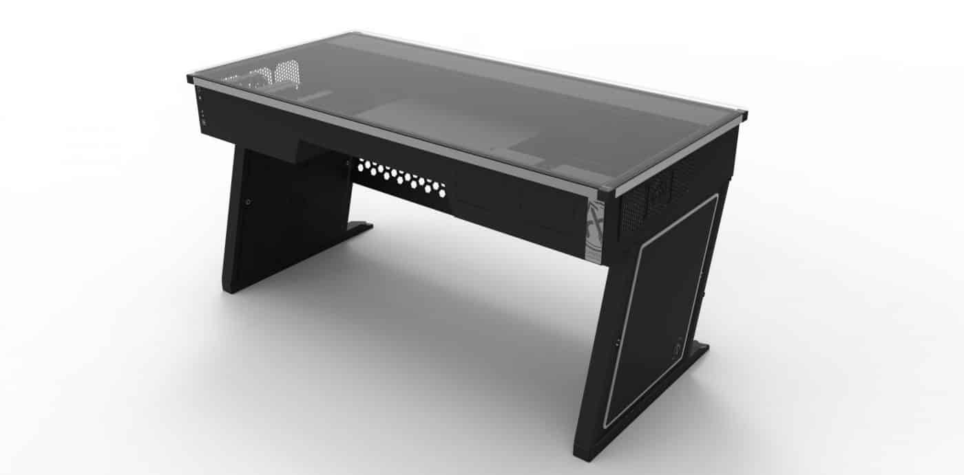 Red Harbinger Cross Desk