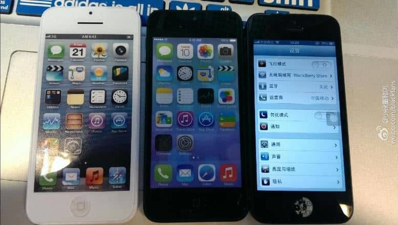 iphone 5s 5c next to iphone5