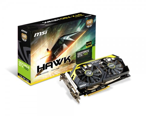 MSI GeForce GTX 760 HAWK Graphics Card