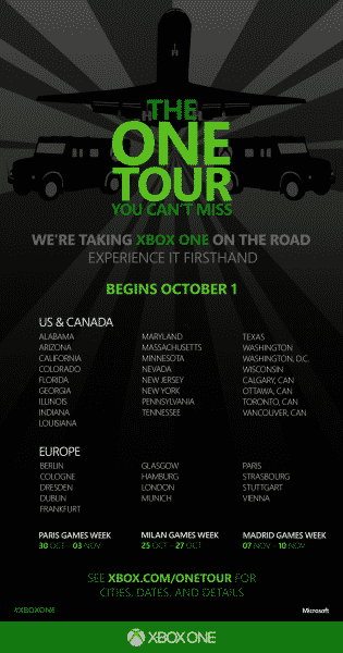 Xbox One Tour