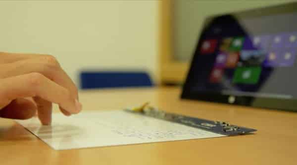 Cambridge Silicon Radio Unveils the World's Thinnest Keyboard