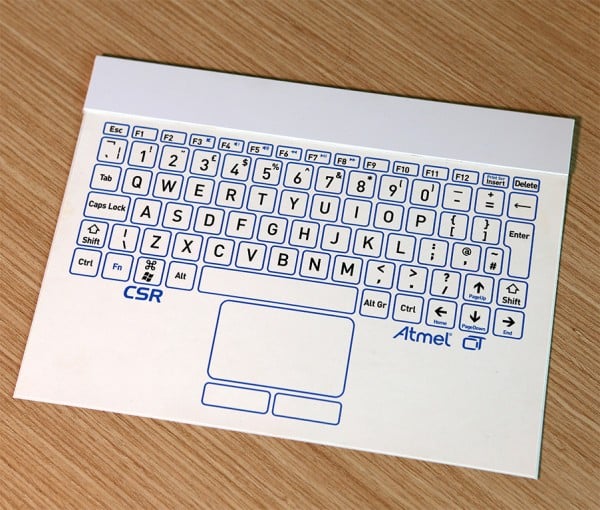 Cambridge Silicon Radio Unveils the World's Thinnest Keyboard