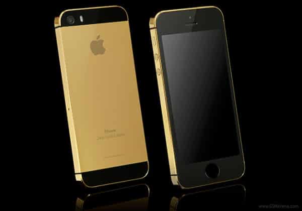 iPhone 5s 24ct Gold