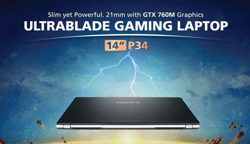 Gigabyte Ultrablade P34G