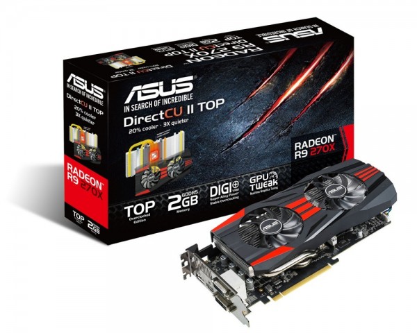 ASUS Radeon R9 270X DirectCU II TOP