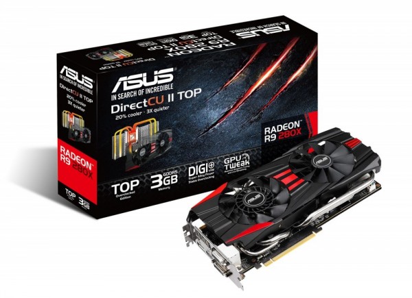 ASUS Radeon R9 280X DirectCU II TOP