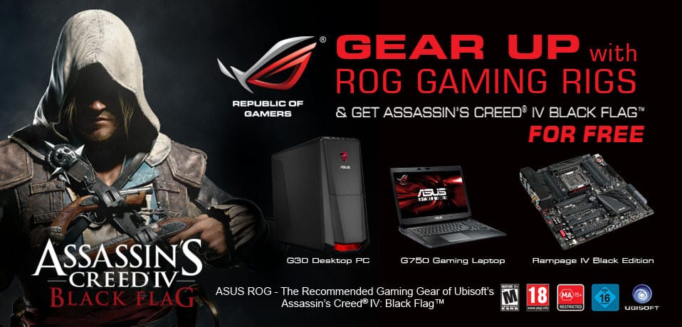 ASUS ROG Assassins Creed IV Black Flag Game Bundle