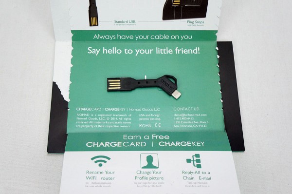 Nomad ChargeKey Lightning Cable