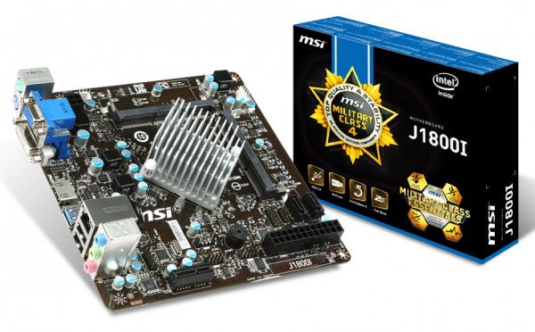 MSI J1800I Mini-ITX Motherboard