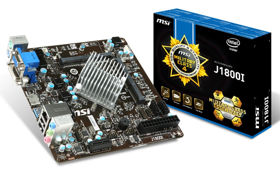 MSI J1800I Mini-ITX Motherboard