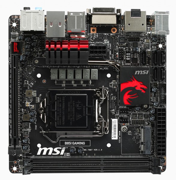 MSI B85I Gaming Motherboard