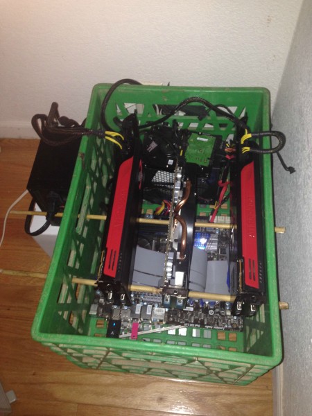 Ghetto Crypto-Currency Mining Rigs