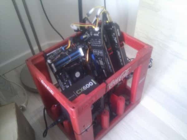 Ghetto Crypto-Currency Mining Rigs