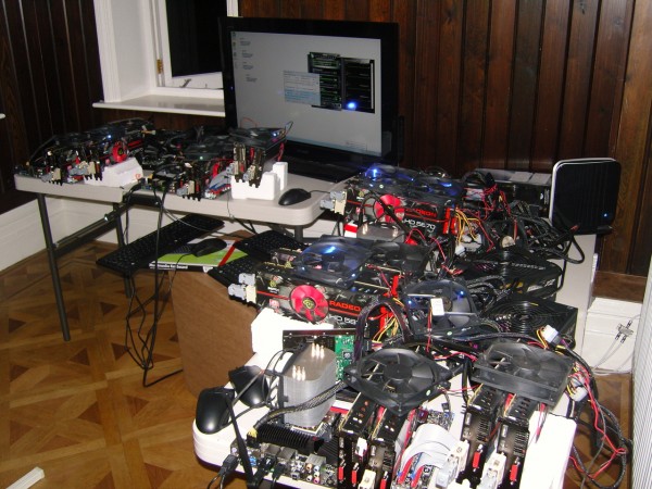 Ghetto Crypto-Currency Mining Rigs