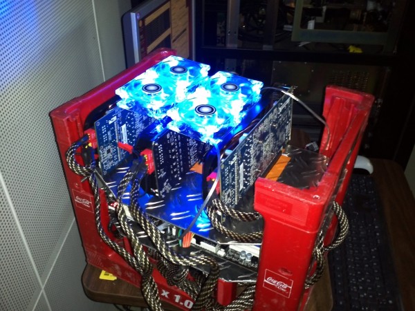 Ghetto Crypto-Currency Mining Rigs