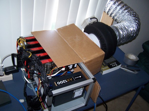 Ghetto Crypto-Currency Mining Rigs