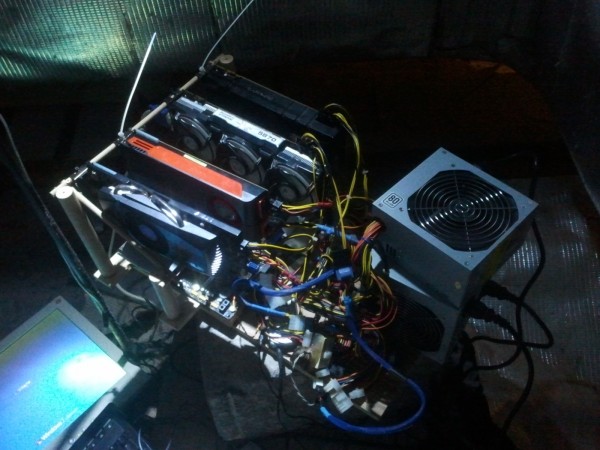 Ghetto Crypto-Currency Mining Rigs
