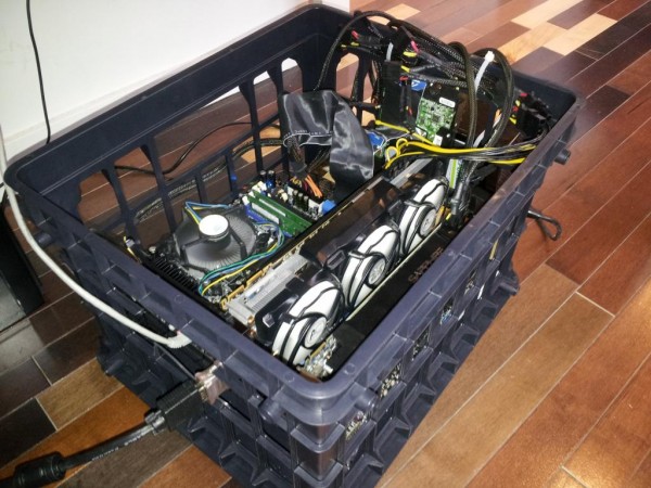 Ghetto Crypto-Currency Mining Rigs
