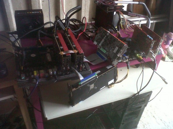 Ghetto Crypto-Currency Mining Rigs