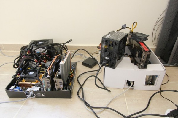 Ghetto Crypto-Currency Mining Rigs