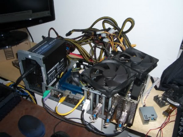 Ghetto Crypto-Currency Mining Rigs