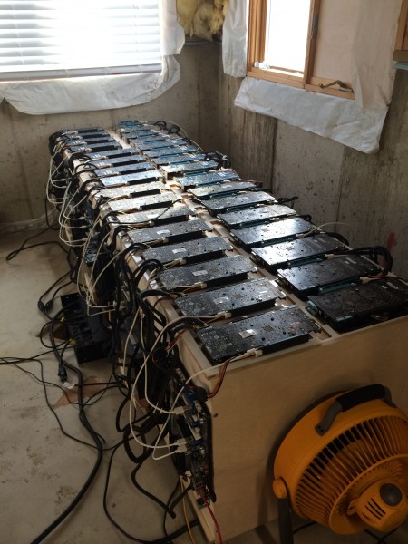 Ghetto Crypto-Currency Mining Rigs