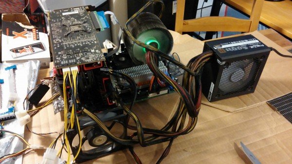 Ghetto Crypto-Currency Mining Rigs