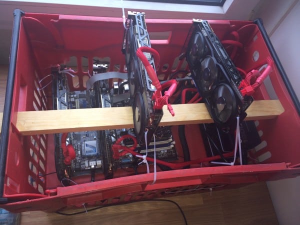 Ghetto Crypto-Currency Mining Rigs