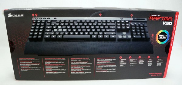 Corsair Raptor K50 Gaming Keyboard