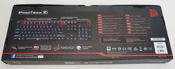 Tt eSPORTS Poseidon Z Illuminated Gaming Keyboard