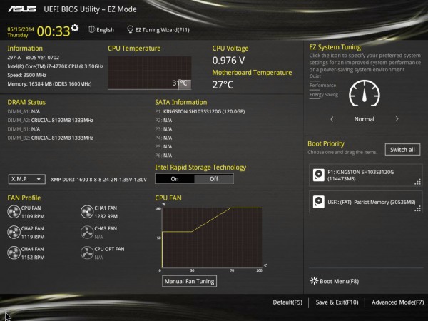 ASUS Z97-A BIOS