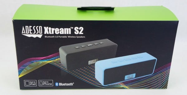 Adesso Xtreme S2 Portable Bluetooth Speaker