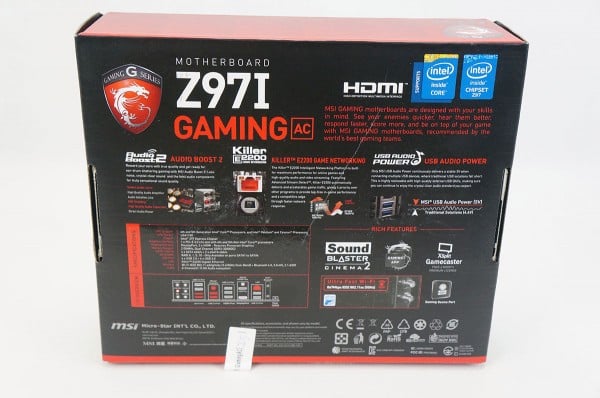 MSI Z97I Gaming AC Motherboard