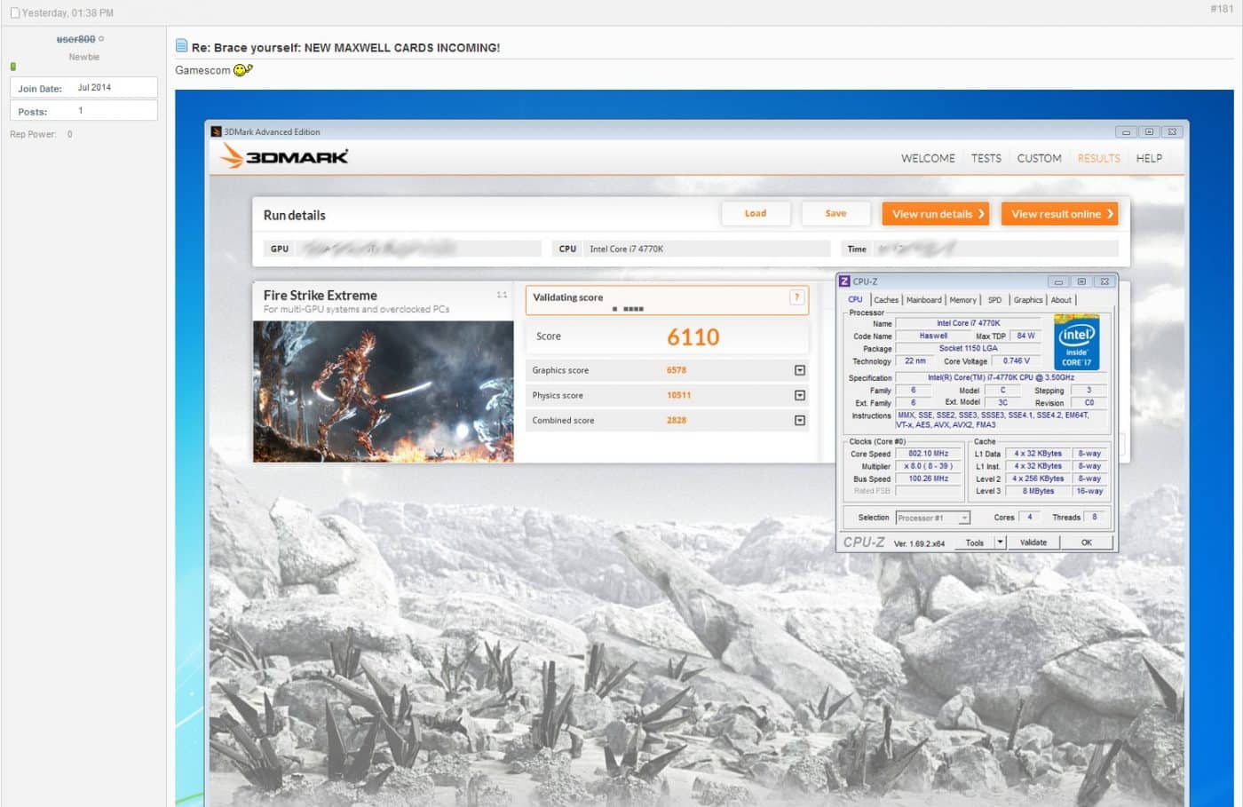 NVIDIA GeForce GTX 880 Benchmark