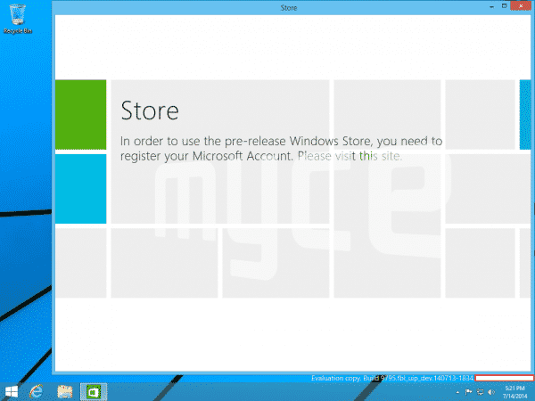 Windows 9 Screenshot