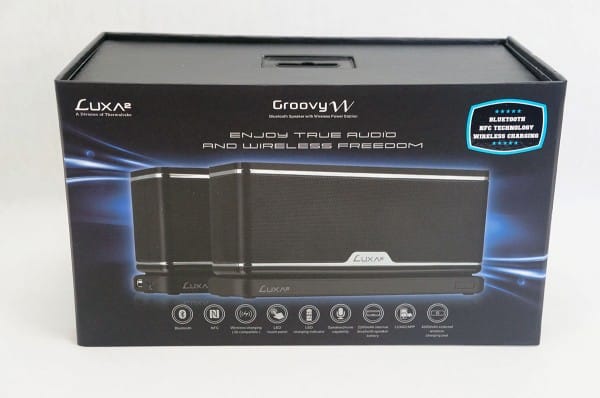 LUXA2 GroovyW Bluetooth Speaker & Wireless Charging Station
