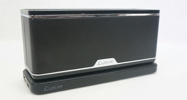 LUXA2 GroovyW Bluetooth Speaker & Wireless Charging Station