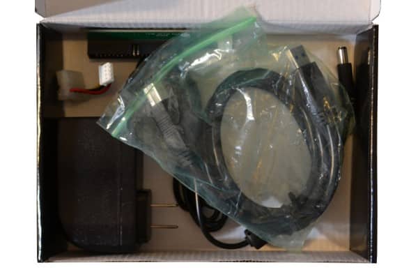 Inside of box under unit