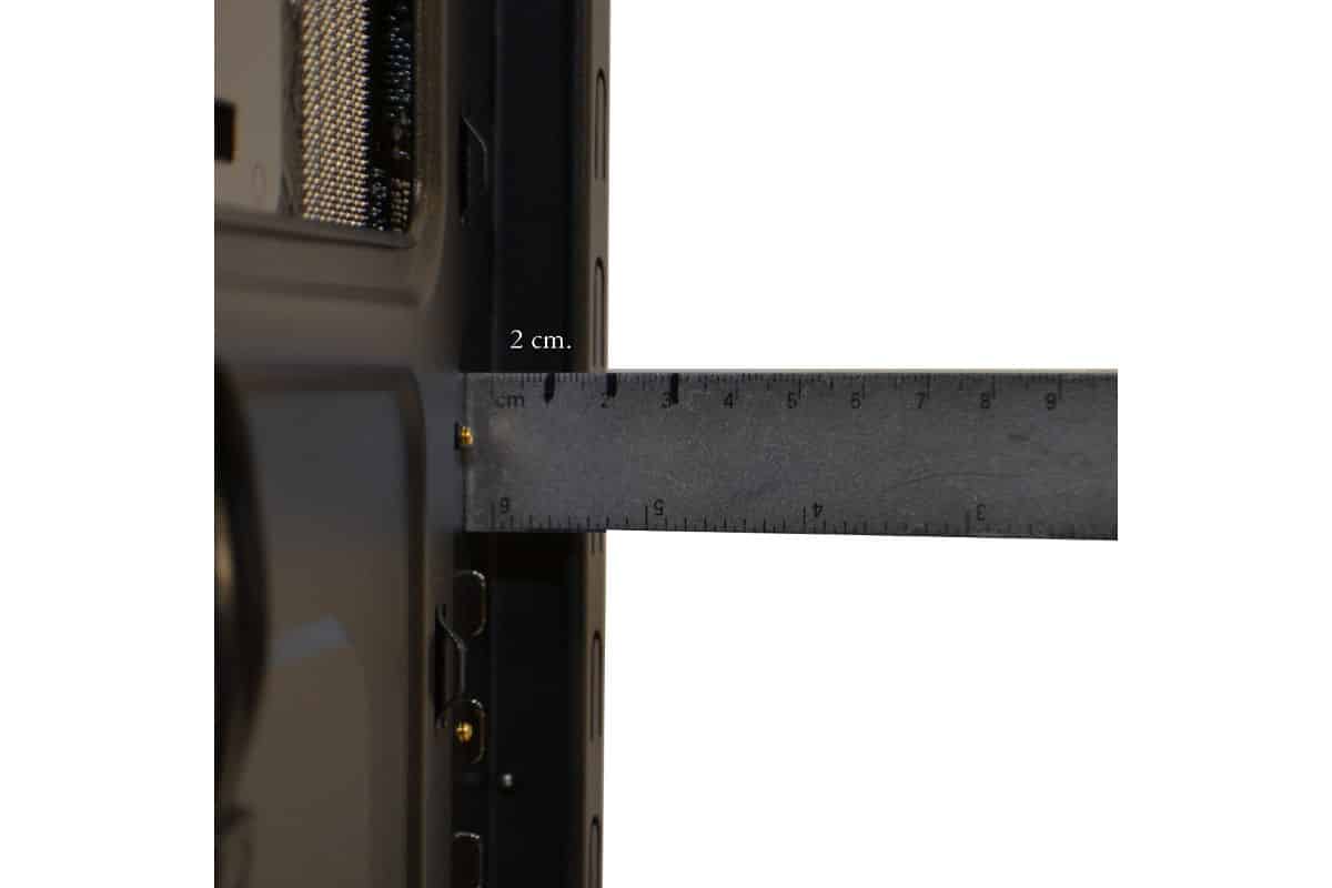 N600 back wire clearance