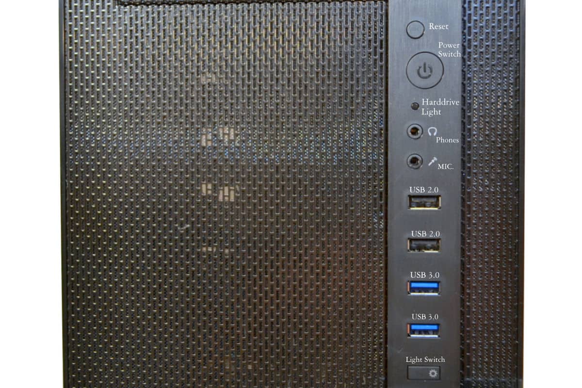 N600 fron panel controls